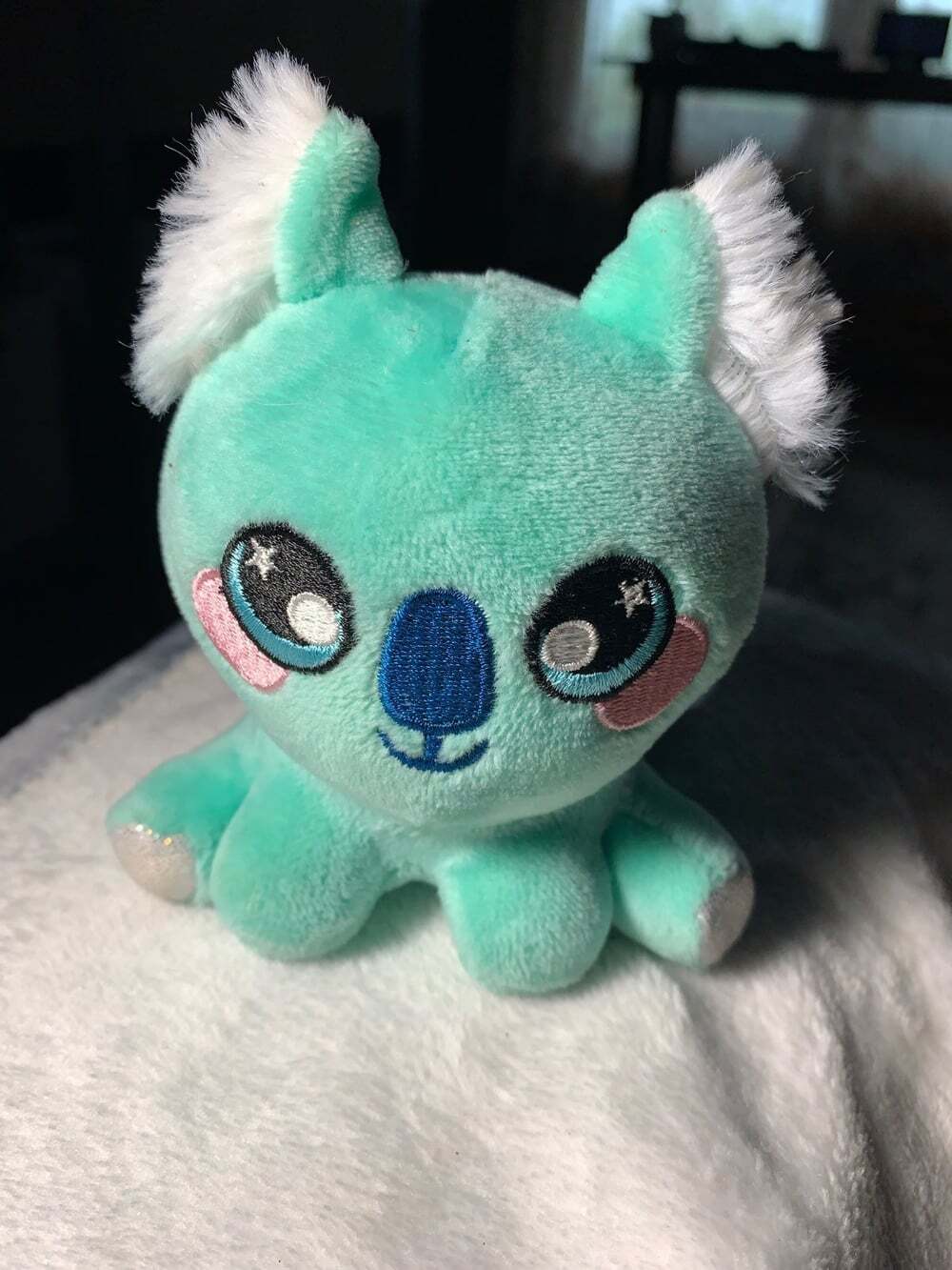 Squeezamal Green Koala Plush